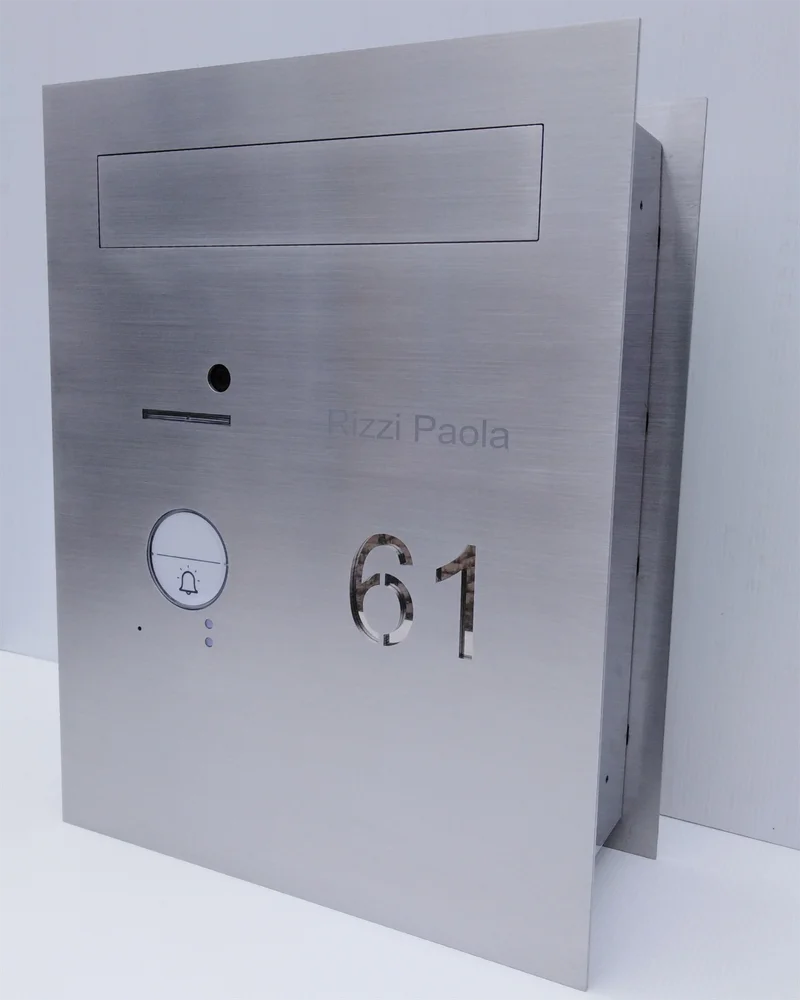 Mylbox cassetta postale con citofono numero 61