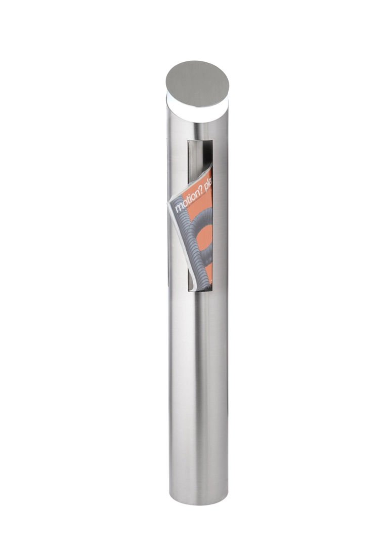 Sistema freestanding Aalto MA17210 dal design originale progettato da Mylbox con cassetta lettere e illuminazione integrata.
