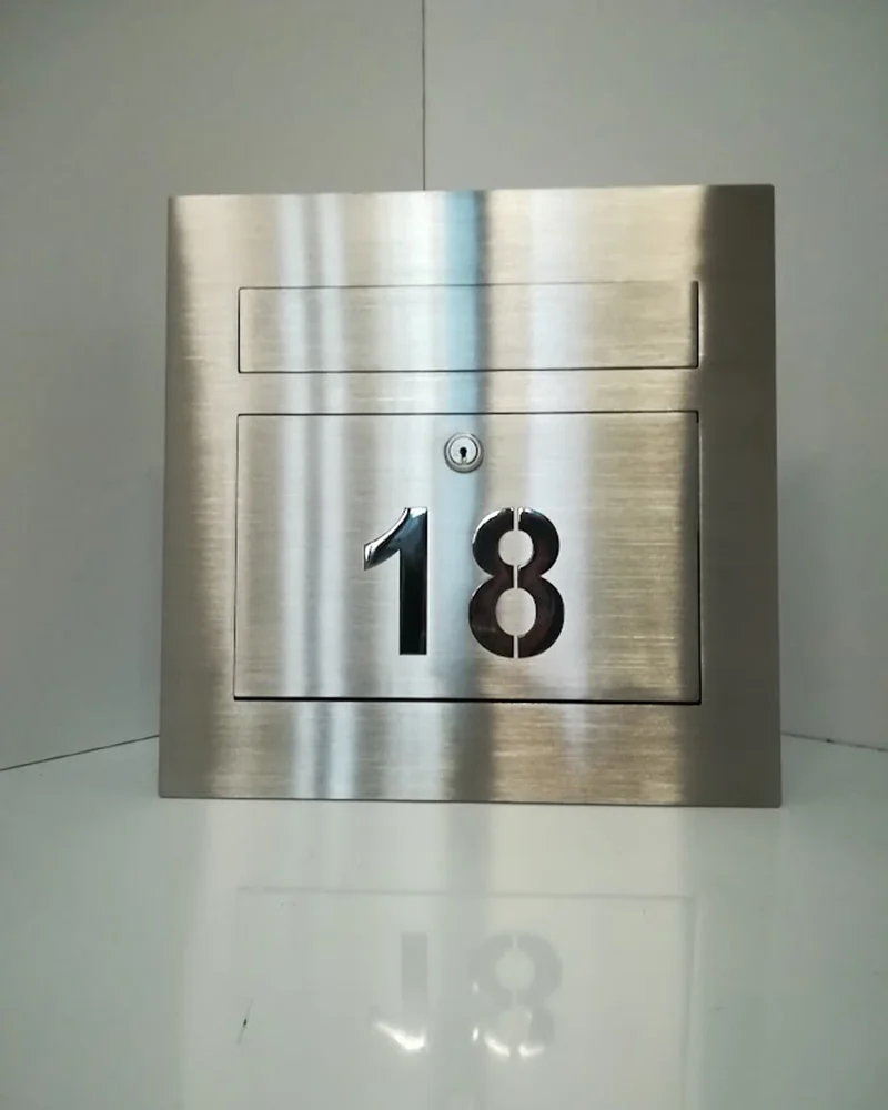 cassetta postale in acciaio inox Mylbox custom 18