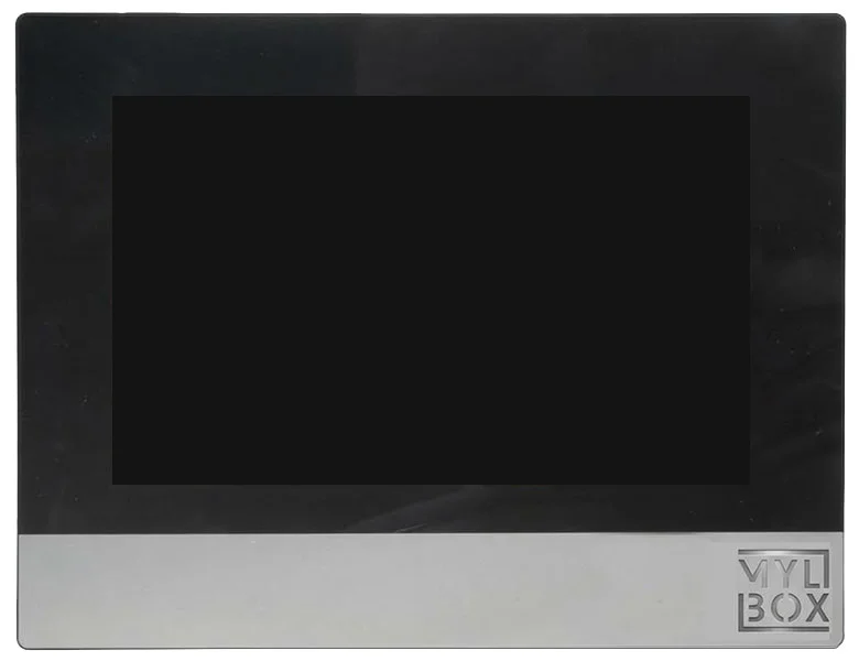 Monitor touchscreen Mylbox da 7" per videocitofono Hikvision.